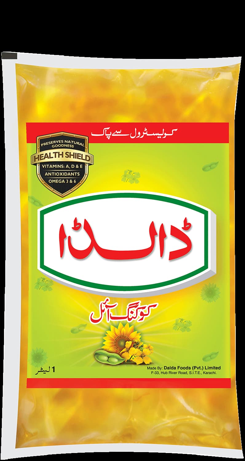 Dalda Cooking Oil Fortified Pouch  (1 L (1x6) bottlestr X 5)