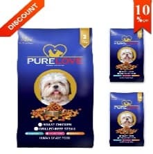 Puppy Food Feast Pack 3kg Beef and 500g Beef